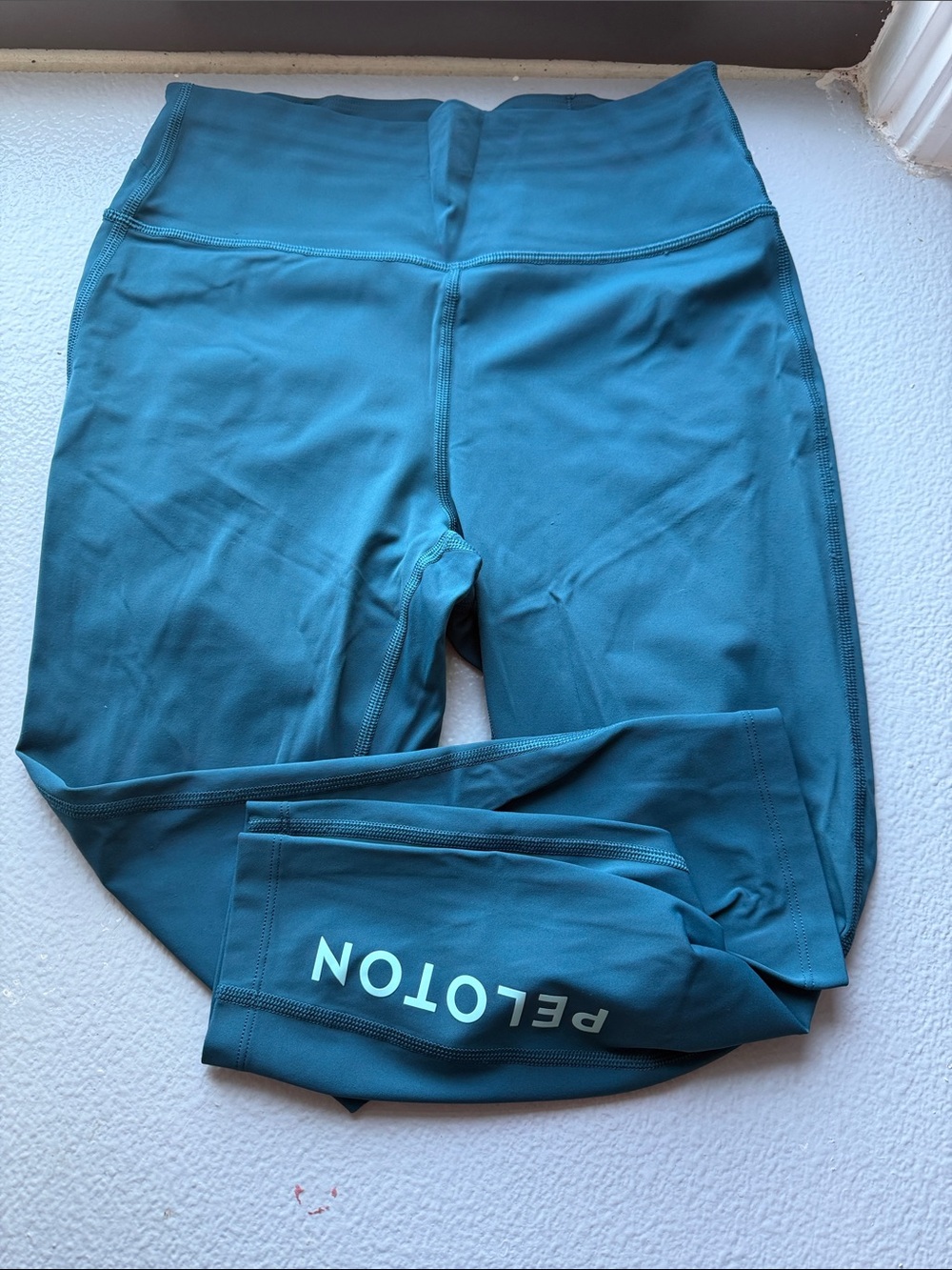 Peloton Teal Performance Leggings with Logo